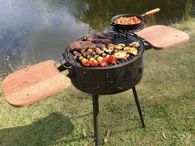 FireBarbie Portable Charcoal BBQ And Fire Pit - Image 10