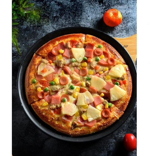 SOGA 8-inch Round Black Steel Non-stick Pizza Tray Oven Baking Plate Pan - Image 4