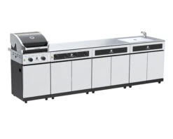 Beefmaster Classic 2 Burner BBQ Kitchen On Deluxe Cart