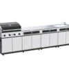 Beefmaster Classic 4 Burner BBQ Kitchen On Deluxe Cart