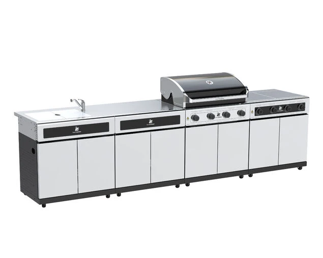 Beefmaster Classic 4 Burner BBQ Kitchen On Deluxe Cart - Image 2