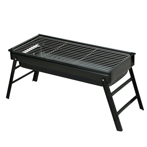 Grillz Charcoal BBQ Foldable Grill Camping Smoker - Image 3