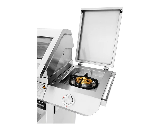 BeefEater 7000 Premium 4 Burner Flame Failure BBQ On Side Burner Cart - Image 11