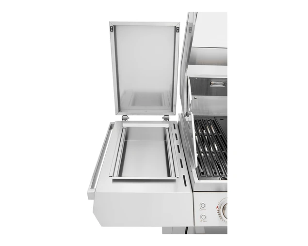 BeefEater 7000 Premium 4 Burner Flame Failure BBQ On Side Burner Cart - Image 16