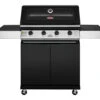 BeefEater 1200 Series - 4 Burner Black Enamel BBQ With Side Burner