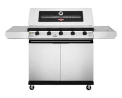 BeefEater 1200 Series - 5 Burner Stainless Steel BBQ With Side Burner