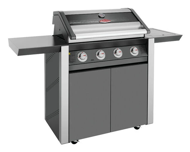 BeefEater 1600 Series - 4 Burner Stainless Steel BBQ With Side Burner (Dark) - Image 2