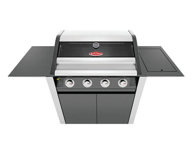 BeefEater 1600 Series - 4 Burner Stainless Steel BBQ With Side Burner (Dark) - Image 3