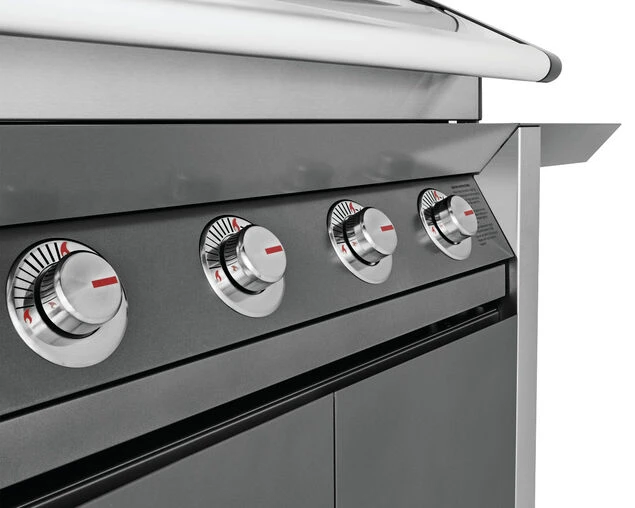 BeefEater 1600 Series - 4 Burner Stainless Steel BBQ With Side Burner (Dark) - Image 5