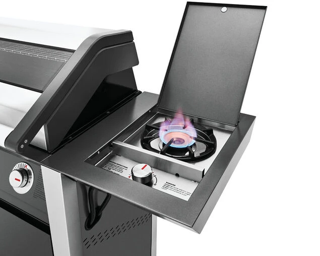 BeefEater 1600 Series - 4 Burner Stainless Steel BBQ With Side Burner (Dark) - Image 6