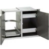 Fire Magic Grills Double Doors W/Trash Tray & Dual Drawers