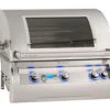 Fire Magic Grills Echelon E660i 3 Burner Built-In BBQ (H Shaped Burners) With Digital Thermometer And Magic Window
