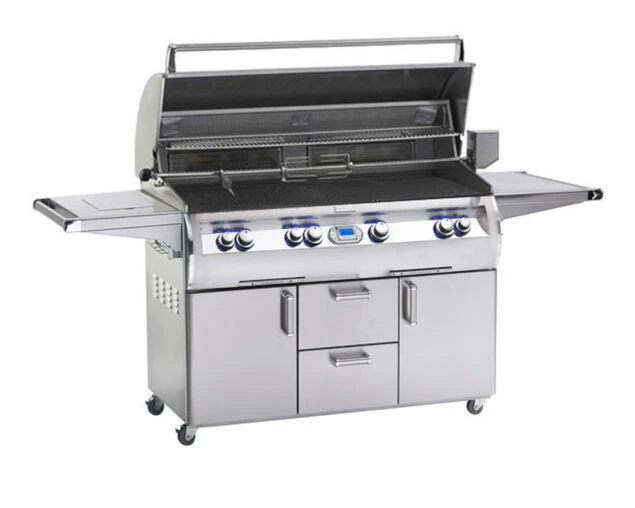 Fire Magic Grills Echelon E1060s Free Standing 4 Burner BBQ (H Shaped Burners) With Digital Thermometer And Flush Mounted Single Side Burner - Image 2