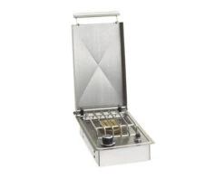 Fire Magic Grills Drop-In Single Side Burner With Hinged Lid