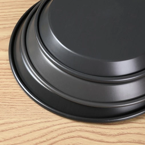 SOGA 6X 8-inch Round Black Steel Non-stick Pizza Tray Oven Baking Plate Pan - Image 10