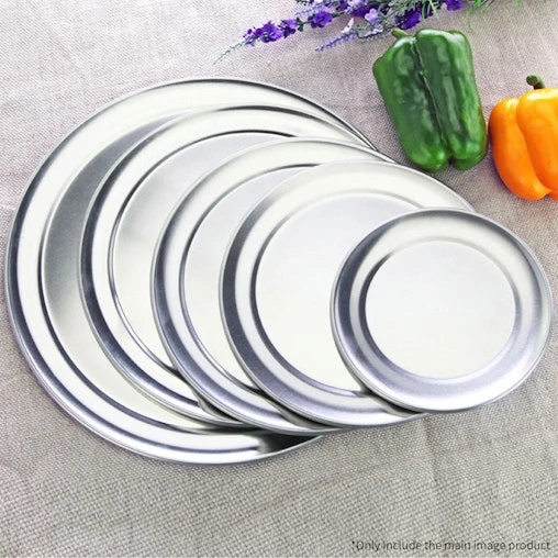 SOGA 2X 10-inch Round Aluminum Steel Pizza Tray Home Oven Baking Plate Pan - Image 6