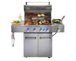 KitchenAid 4 Burner LPG BBQ With Side Burner