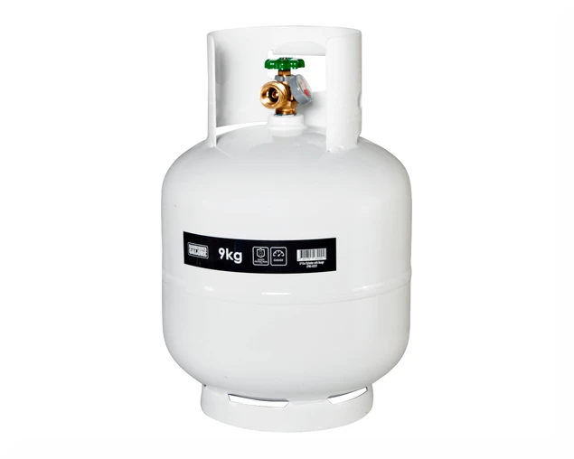 Empty 9kg LPG Gas Cylinder Bottle With Gauge And LCC-27 Safety Protection