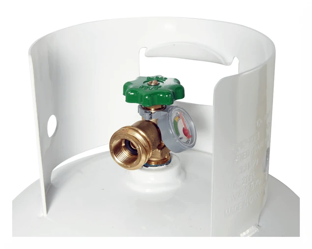 Empty 9kg LPG Gas Cylinder Bottle With Gauge And LCC-27 Safety Protection - Image 2