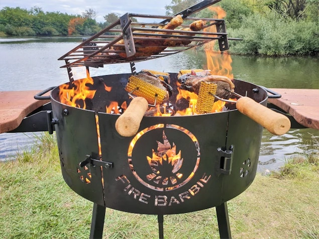 FireBarbie Portable Charcoal BBQ And Fire Pit - Image 13