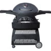 Ziggy Classic Triple Grill LPG BBQ On Cart (Gunmetal Grey)