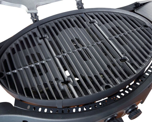 Ziggy Classic Triple Grill LPG BBQ On Cart (Gunmetal Grey) - Image 4