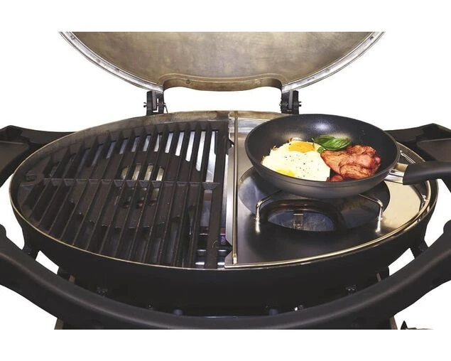 Ziggy Classic Triple Grill LPG BBQ On Cart (Gunmetal Grey) - Image 5
