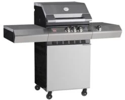 Ziegler & Brown Turbo Elite 3 Burner On Side Burner Cart