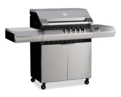 Ziegler & Brown Turbo Elite 5 Burner On Side Burner Cart
