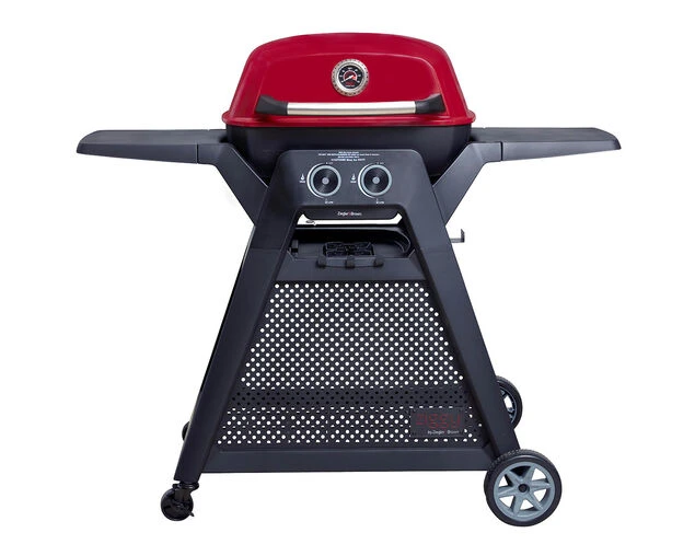 Ziggy Elite Twin Grill LPG BBQ On Cart - Image 2