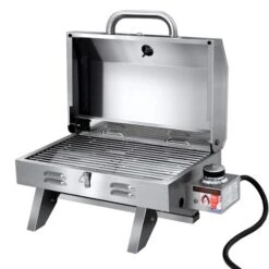 Grillz Portable Gas BBQ Grill Stove Oven Stainless Steel Outdoor Camping Cooker