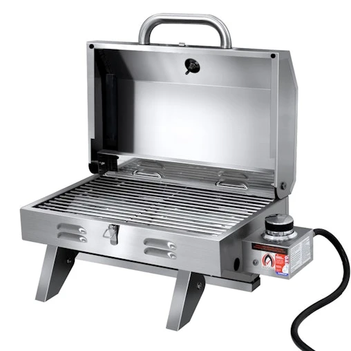 Grillz Portable Gas BBQ Grill Stove Oven Stainless Steel Outdoor Camping Cooker