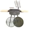 FireBarbie Portable Charcoal BBQ And Fire Pit