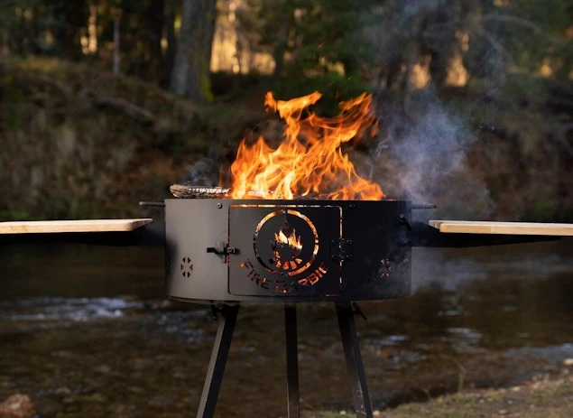 FireBarbie Portable Charcoal BBQ And Fire Pit - Image 14