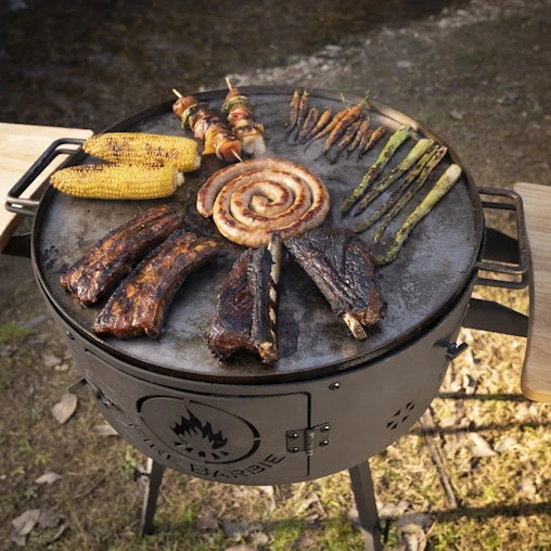 FireBarbie Portable Charcoal BBQ And Fire Pit - Image 11