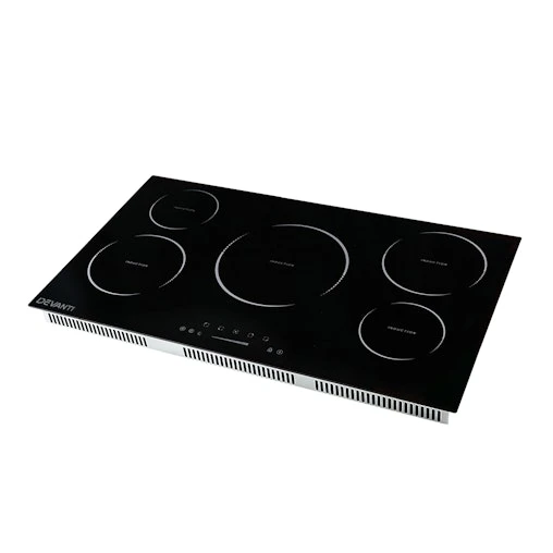 Devanti Induction Cooktop 90cm Ceramic Glass 5 Stove Top - Image 3