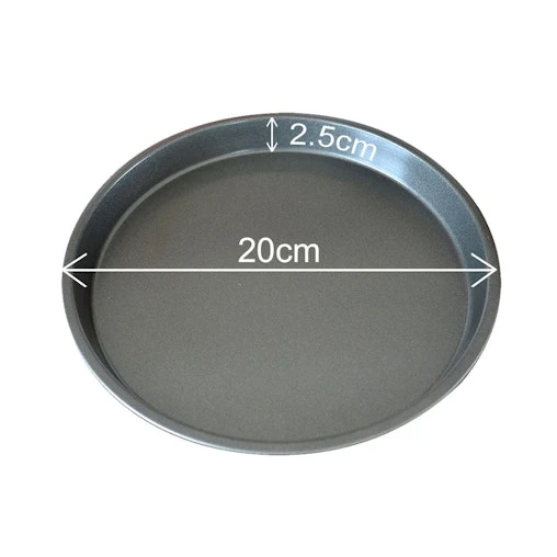 SOGA 8-inch Round Black Steel Non-stick Pizza Tray Oven Baking Plate Pan - Image 7